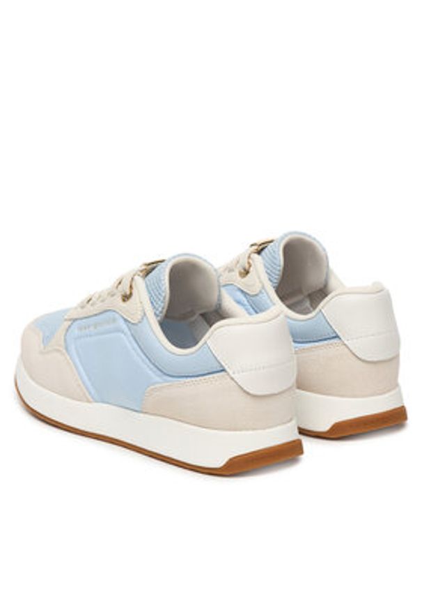 TOMMY HILFIGER - Tommy Hilfiger Sneakersy Th Chic Eva Runner Mesh FW0FW09465 Kolorowy. Materiał: skóra, zamsz. Wzór: kolorowy