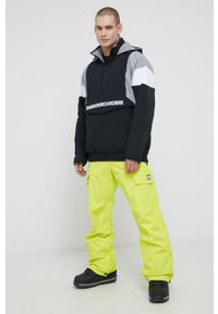 DC - Dc Spodnie snowboardowe męskie. Kolor: żółty. Materiał: materiał. Wzór: gładki. Sport: snowboard #1
