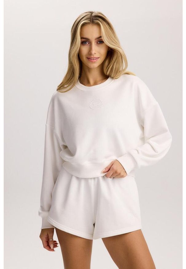 ROUGH RADICAL - Damska bluza sportowa Rough Radical Active Crop Top. Kolor: biały. Sport: fitness