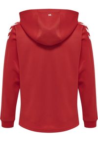 Bluza dziecięca z kapturem Hummel hmlCORE XK. Typ kołnierza: kaptur. Kolor: czerwony, różowy, wielokolorowy