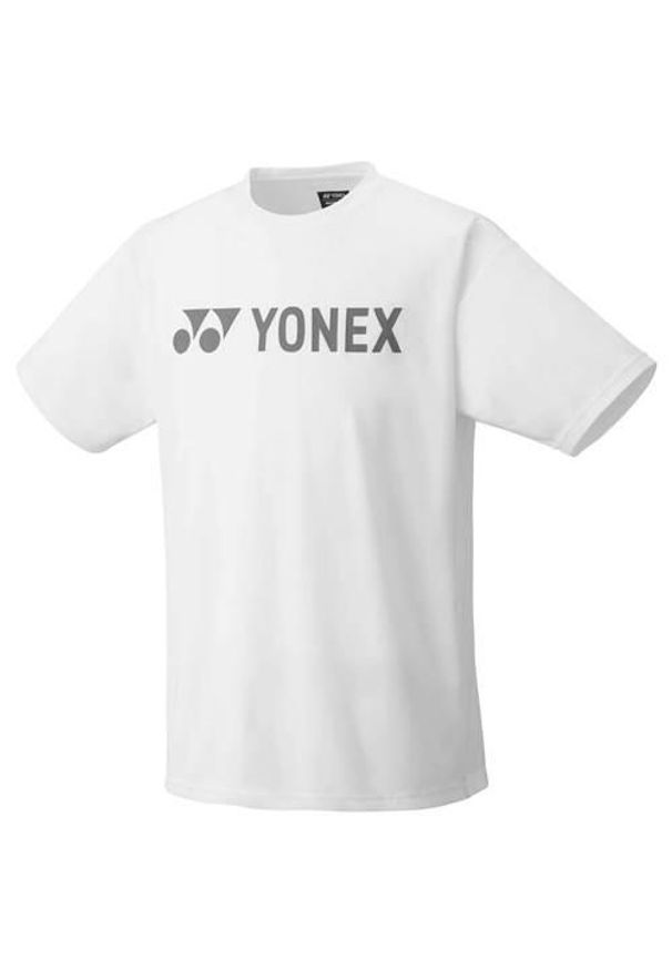YONEX - Koszulka sportowa męska Yonex CTYM00464W. Kolor: biały, szary, wielokolorowy. Materiał: poliester. Długość rękawa: krótki rękaw. Długość: krótkie