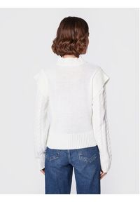 Brave Soul Sweter LK-248MAGGIE Écru Regular Fit. Materiał: syntetyk