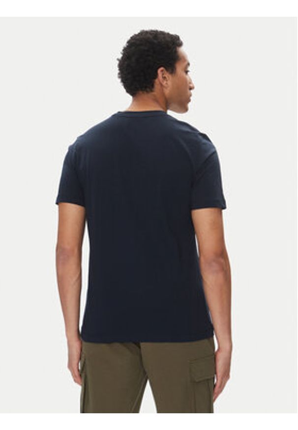 Aeronautica Militare T-Shirt 251TS2429J634 Granatowy Regular Fit. Kolor: niebieski. Materiał: bawełna