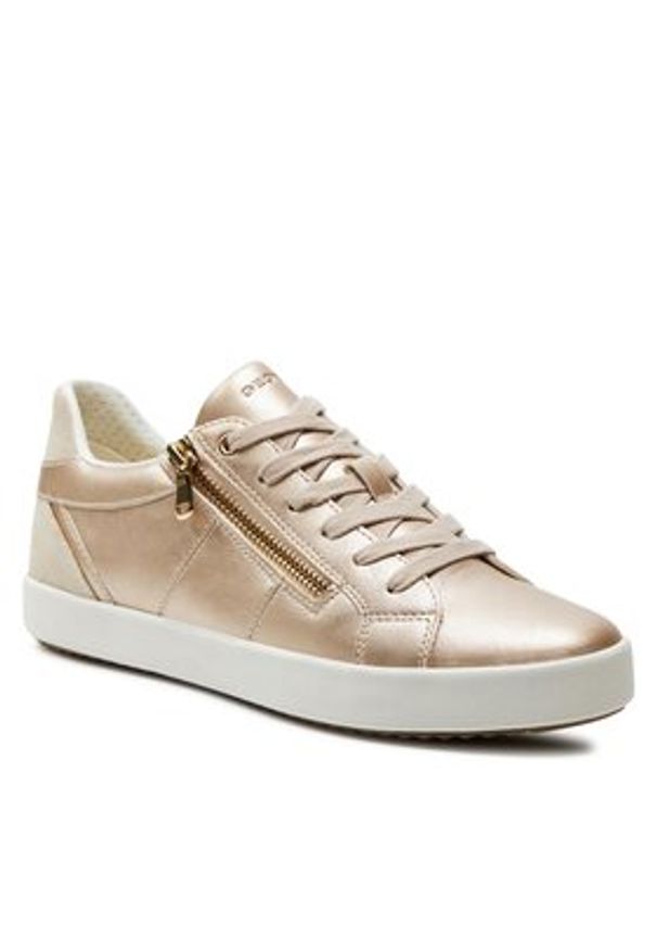 Geox Sneakersy D Blomiee D366HE 0AJ22 C2L5V Złoty. Kolor: złoty. Materiał: skóra
