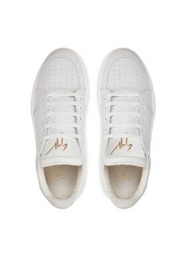 Giuseppe Zanotti Sneakersy RU30035 Biały. Kolor: biały. Materiał: skóra