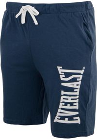 EVERLAST - Everlast Męskie Szorty Loungewear - Rozmiar M. Kolor: niebieski. Materiał: bawełna. Długość: krótkie. Sezon: lato