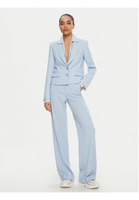 Patrizia Pepe Marynarka 8S0517/A545-CA38 Błękitny Regular Fit. Kolor: niebieski. Materiał: syntetyk #2