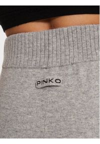 Pinko - PINKO Spodnie materiałowe 104316 A271 Szary Regular Fit. Kolor: szary. Materiał: wełna #3