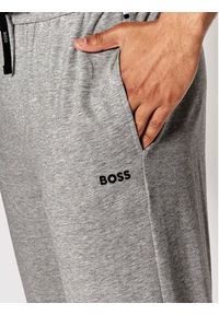 BOSS - Boss Spodnie dresowe Mix&Match 50469538 Szary Regular Fit. Kolor: szary. Materiał: bawełna