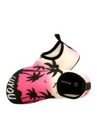 Buty neopronowe do wody ProWater czarne różowe czarne. Kolor: czarny, różowy, wielokolorowy. Materiał: tkanina. Sport: pływanie #4