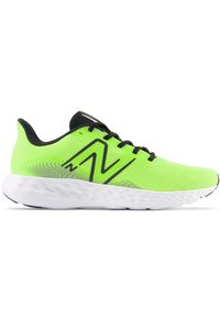 Buty męskie New Balance M411CT3 – zielone. Kolor: zielony. Materiał: syntetyk, materiał, guma. Szerokość cholewki: normalna. Sport: fitness