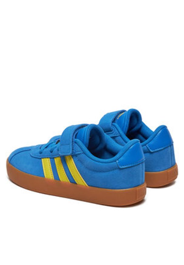 Adidas - adidas Sneakersy VL Court 3.0 JH6313 Niebieski. Kolor: niebieski. Materiał: zamsz, skóra