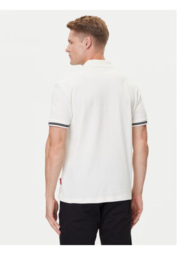 JOOP! Jeans Polo 15 JJJ-17Amare 30046012 Beżowy Modern Fit. Typ kołnierza: polo. Kolor: beżowy. Materiał: bawełna