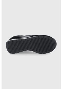 Emporio Armani Buty kolor czarny na płaskiej podeszwie. Nosek buta: okrągły. Zapięcie: sznurówki. Kolor: czarny. Materiał: guma. Obcas: na obcasie, na płaskiej podeszwie. Wysokość obcasa: niski #5