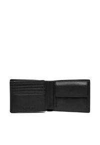 Calvin Klein Duży Portfel Męski Ck Refined Trifold 10cc W/Coin K50K512699 Czarny. Kolor: czarny. Materiał: skóra