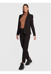 NAF NAF Spodnie materiałowe Epinceau THNP45 Czarny Regular Fit. Kolor: czarny. Materiał: materiał, syntetyk #4