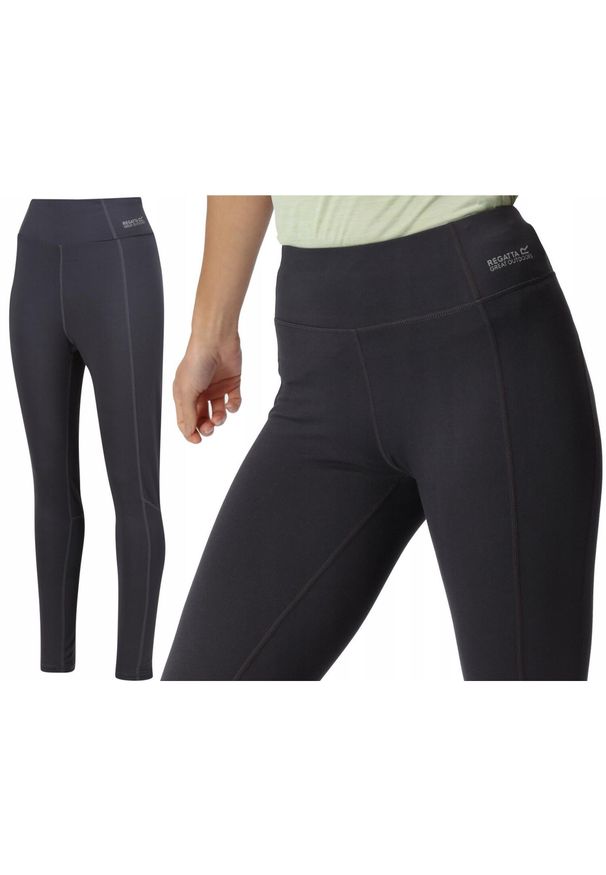 Legginsy sportowe dla kobiet Regatta RWJ260R. Kolor: czarny