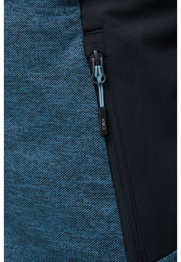CMP bluza sportowa. Kolor: turkusowy. Materiał: polar, materiał. Styl: sportowy