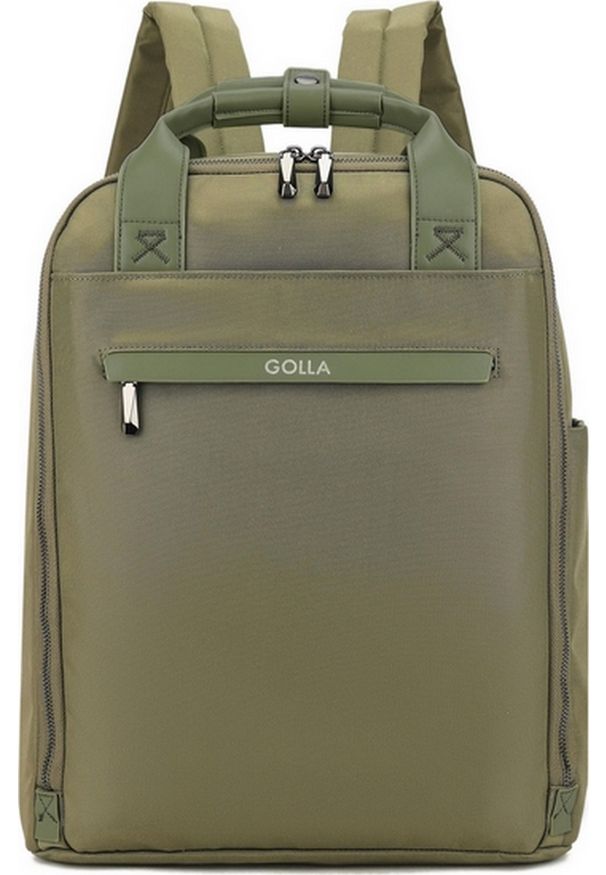 GOLLA - Golla Backpack Orion 16'' green. Materiał: tkanina. Styl: casual, elegancki