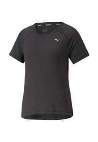 Podkoszulek Puma Run Cloudspun Ss Tee W, Kobiety. Kolor: czarny. Materiał: materiał, syntetyk. Sport: bieganie