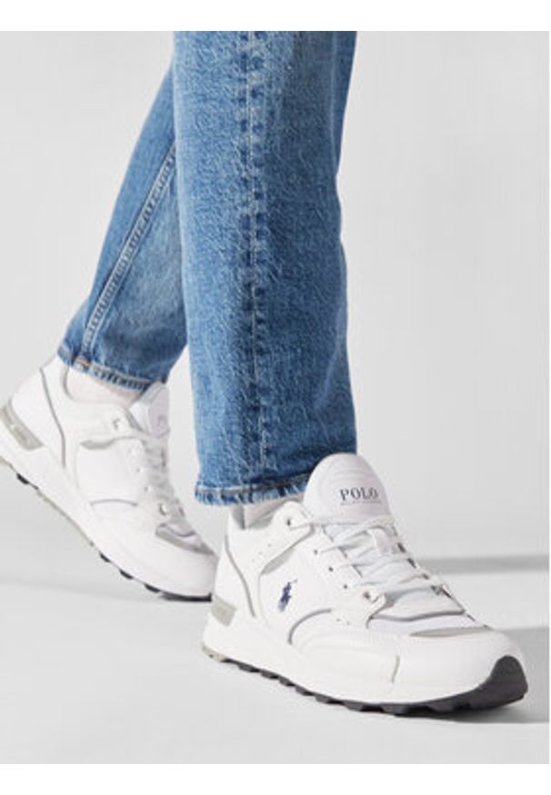 Polo Ralph Lauren Sneakersy Trackstr 200 809845147001 Biały. Kolor: biały. Materiał: skóra