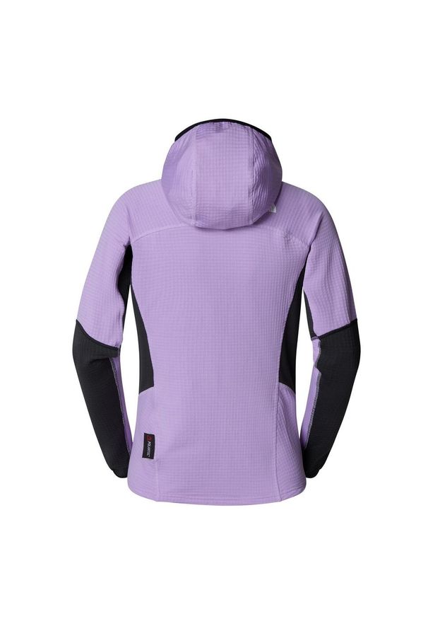 Bluza damska The North Face Stormgap Powergrid z kapturem. Typ kołnierza: kaptur. Kolor: fioletowy