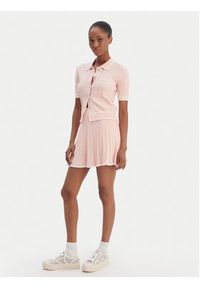 Guess Spódnica mini V6RD07 Z4652 Różowy Regular Fit. Kolor: różowy. Materiał: syntetyk #4