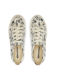 Superga Tenisówki Sketched Flowers 2750 S6122NW Beżowy. Kolor: beżowy. Materiał: materiał #2