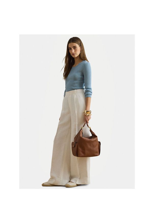 Lauren Ralph Lauren - Torebka LAUREN RALPH LAUREN. Kolor: brązowy