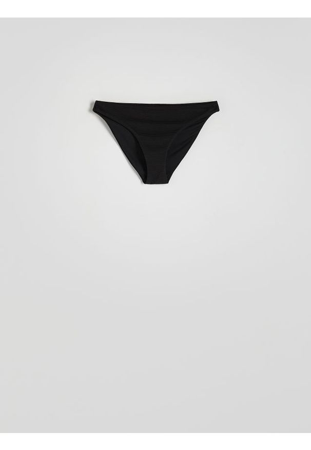 Reserved - Dół od bikini - czarny. Kolor: czarny. Materiał: dzianina