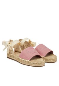Pepe Jeans Espadryle PLS90684 Różowy. Kolor: różowy. Materiał: materiał #4