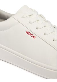 Hugo - HUGO Sneakersy Neston 50563566 Biały. Kolor: biały. Materiał: skóra #4