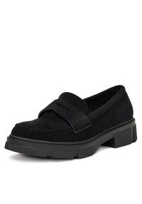 DeeZee Loafersy LZP01 Czarny. Kolor: czarny. Materiał: materiał #3