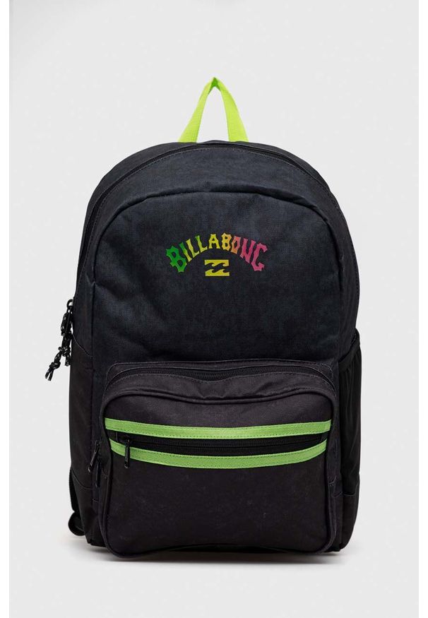 Billabong plecak męski kolor niebieski duży z aplikacją. Kolor: niebieski. Materiał: materiał. Wzór: aplikacja