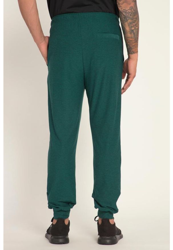 JAY-PI - Męskie Spodnie dresowe FLEXNAMIC® materiał szybkoschnący do fitnessu. Kolekcja: plus size. Kolor: zielony. Materiał: elastan, poliester, materiał. Sport: fitness