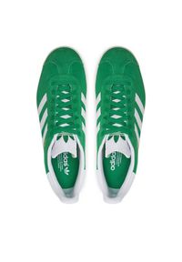 Adidas - adidas Sneakersy Gazelle IG2092 Zielony. Kolor: zielony. Materiał: skóra, zamsz. Model: Adidas Gazelle #5