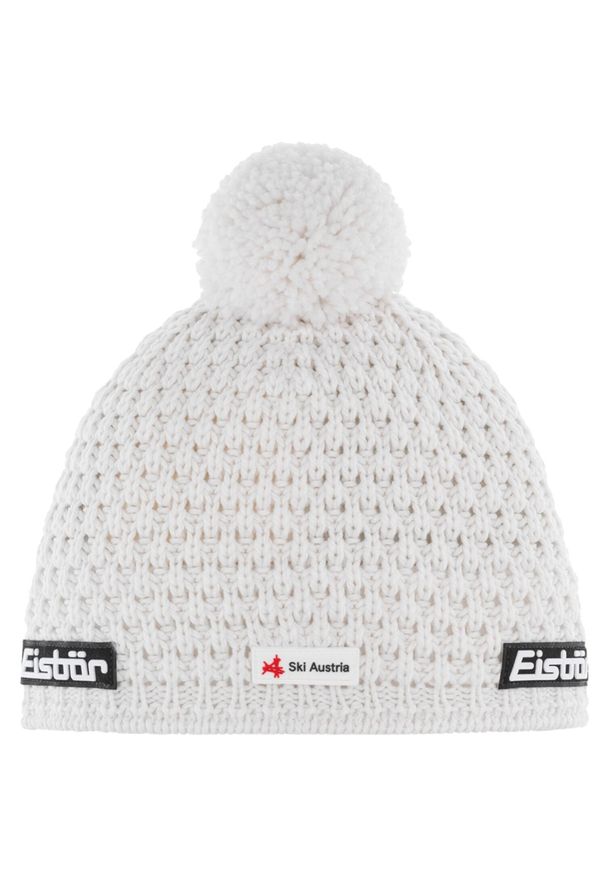 Eisbar - Czapka dla dorosłych Trail Pompon MU SKA. Kolor: biały. Materiał: wełna, poliester. Styl: sportowy