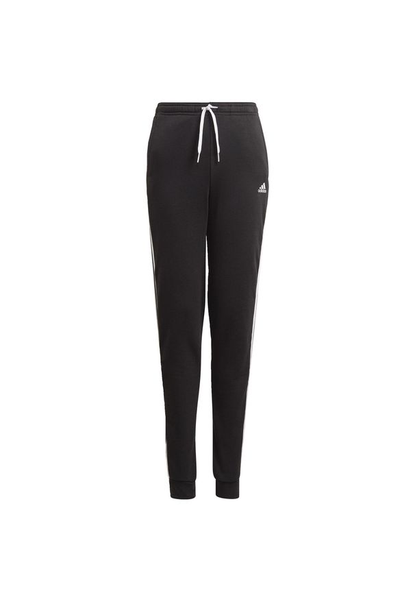 Adidas - Spodnie dla dzieci adidas G 3S FT C PT. Kolor: biały, czarny, wielokolorowy. Sport: turystyka piesza, fitness