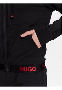 Hugo Bluza Logo 50490599 Czarny Regular Fit. Kolor: czarny. Materiał: bawełna, syntetyk #2