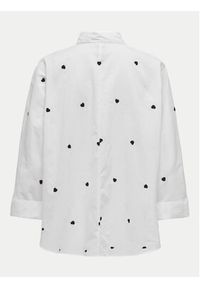 only - ONLY Koszula 15283743 Biały Box Fit. Kolor: biały. Materiał: bawełna #3