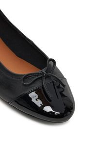 TOMMY HILFIGER - Tommy Hilfiger Baleriny Patent Toe-Cap FW0FW08830 Czarny. Kolor: czarny. Materiał: skóra #3