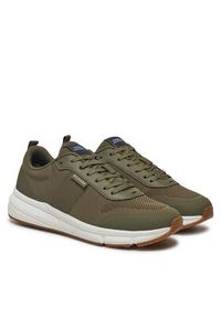 TOMMY HILFIGER - Tommy Hilfiger Sneakersy Lightweight Modern FM0FM05326 Khaki. Kolor: brązowy. Materiał: materiał #5