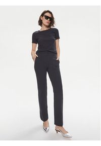 Weekend Max Mara Spodnie materiałowe Basco 2415781051 Granatowy Regular Fit. Kolor: niebieski. Materiał: bawełna #4