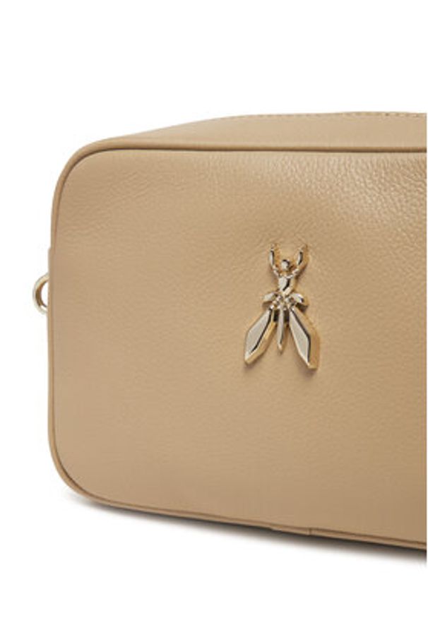 Patrizia Pepe Torebka 8B0232/L001-B732 Beżowy. Kolor: beżowy. Materiał: skórzane