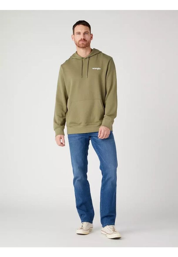 Wrangler - WRANGLER TEXAS MĘSKIE SPODNIE JEANSOWE JEANSY ARIES BLUE W121AG42A 112329007