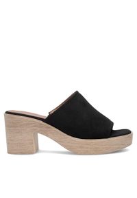 Clara Barson Klapki WS2P227-03 Czarny. Kolor: czarny. Materiał: materiał #1