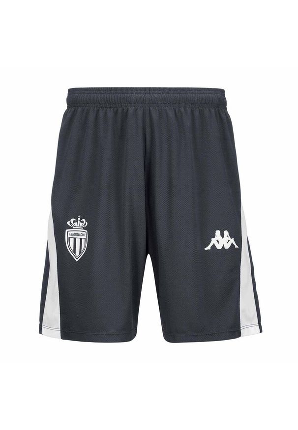Kappa - krótki AS Monaco Ahora Pro 8 2024/25. Kolor: biały, szary, wielokolorowy. Długość: krótkie. Sport: piłka nożna