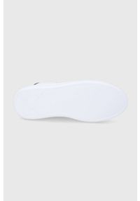 Karl Lagerfeld Buty skórzane KL52539.011 kolor biały. Nosek buta: okrągły. Zapięcie: sznurówki. Kolor: biały. Materiał: skóra #5