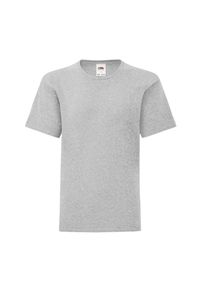 FRUIT OF THE LOOM - Koszulka Dziecięca Iconic Heather. Kolor: szary