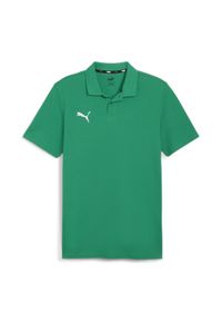 Koszulka sportowa męska Puma Team Goal Casuals Polo. Typ kołnierza: polo. Kolor: zielony. Materiał: bawełna. Sport: piłka nożna #1